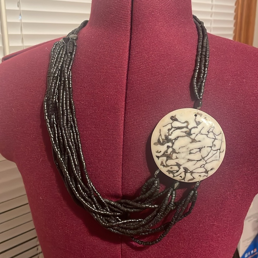 Very unique beaded necklace